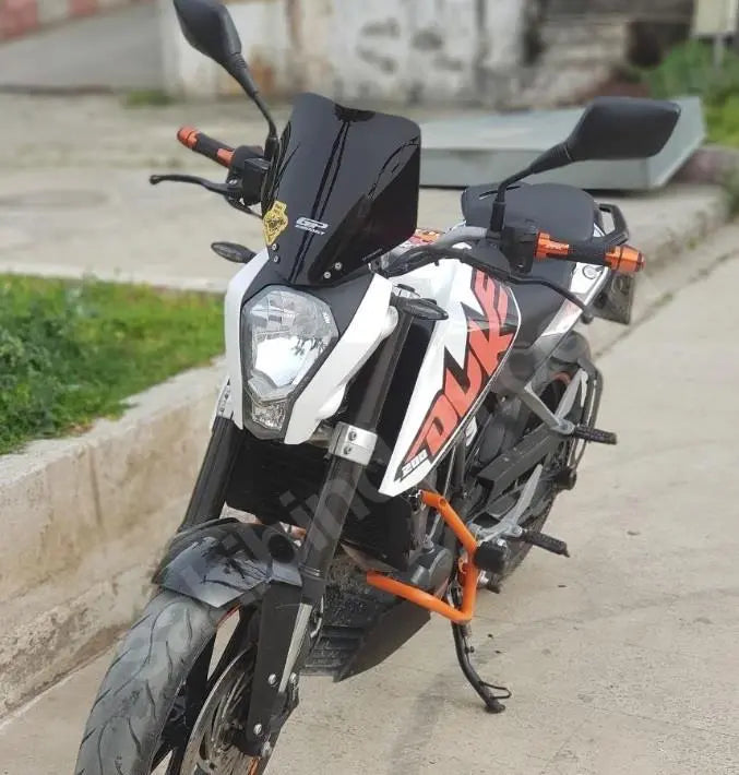 KTM Duke 125 200 250 390 windscreen 2011-2016 Dark Smoke