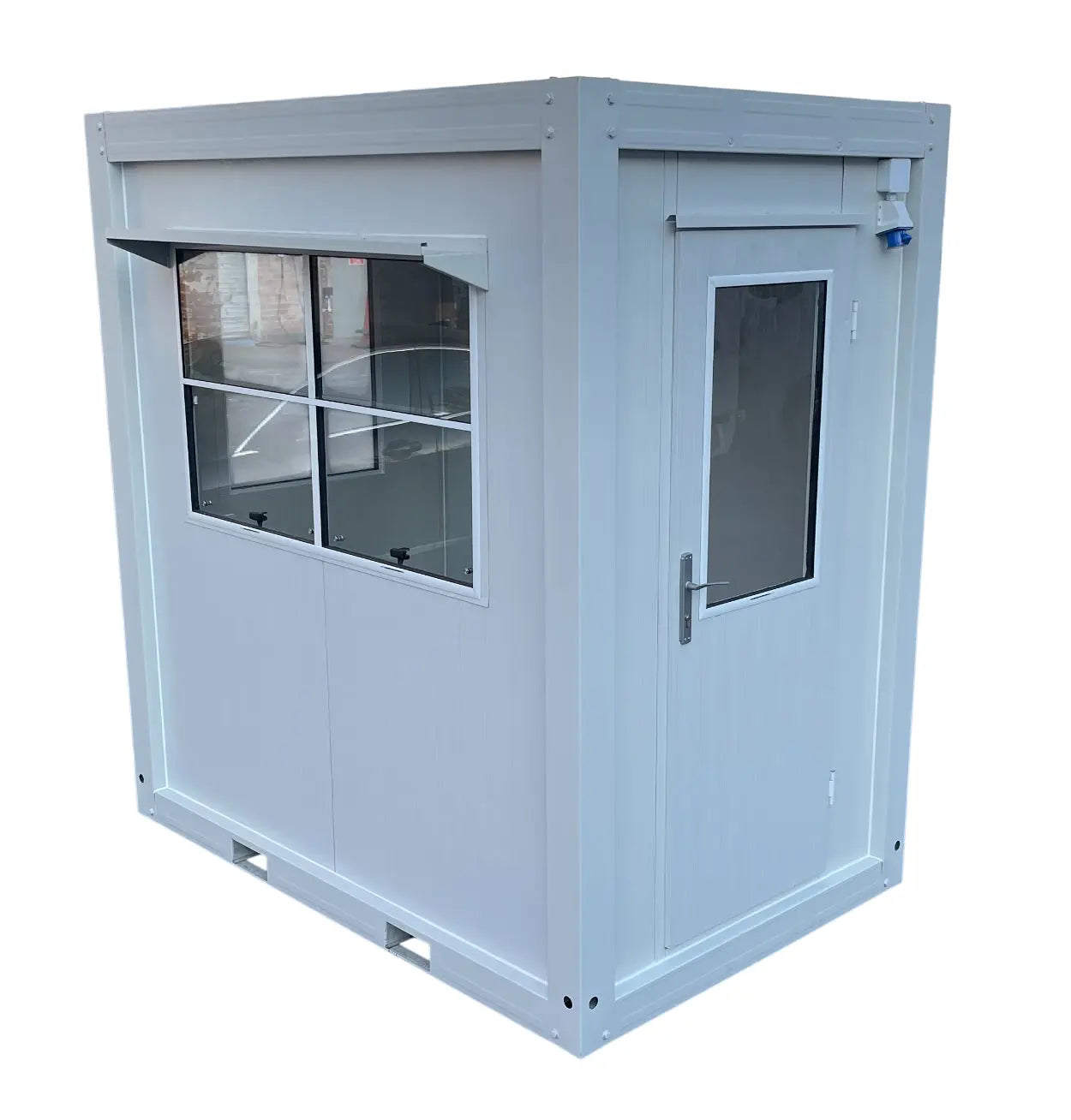 Kiosk Ticket Booth Security Portable Cabin Modular Gate House Carpark Hut