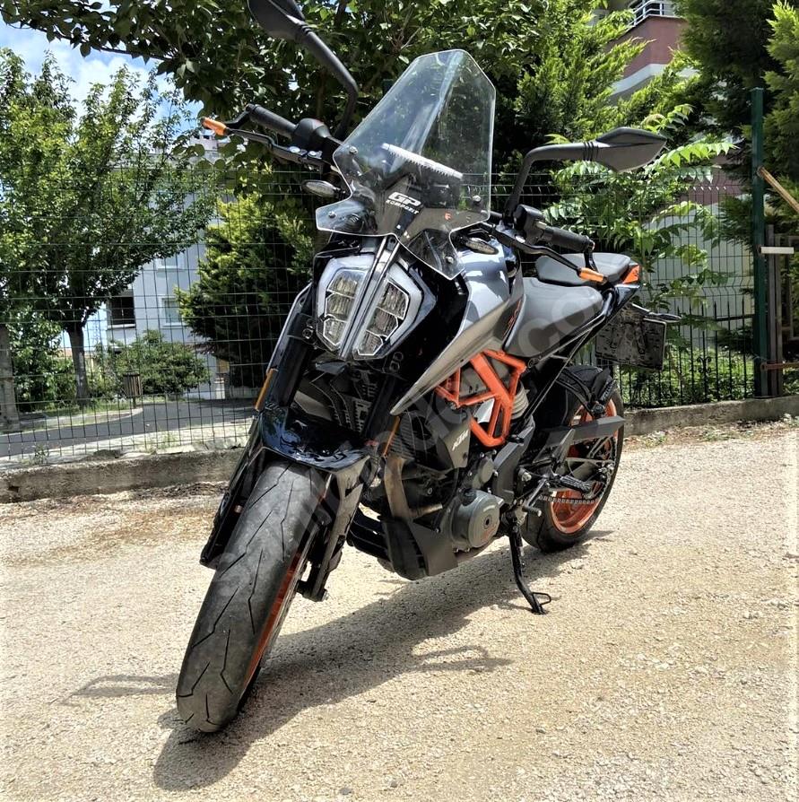 KTM Duke 390 Duke390 windscreen 46cm clear 2017-2023