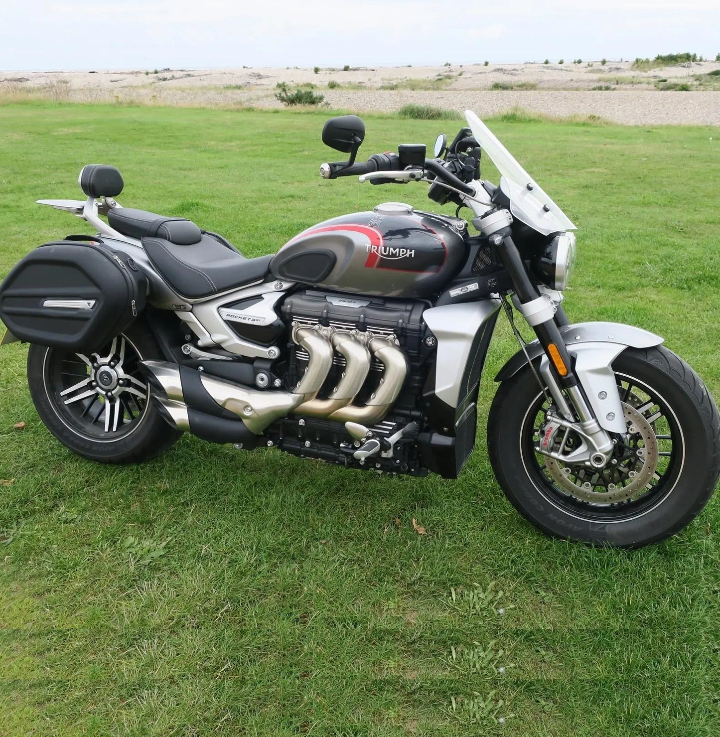 Triumph Rocket3R/Rocket3GT windscreen 46 cm Clear 20-24