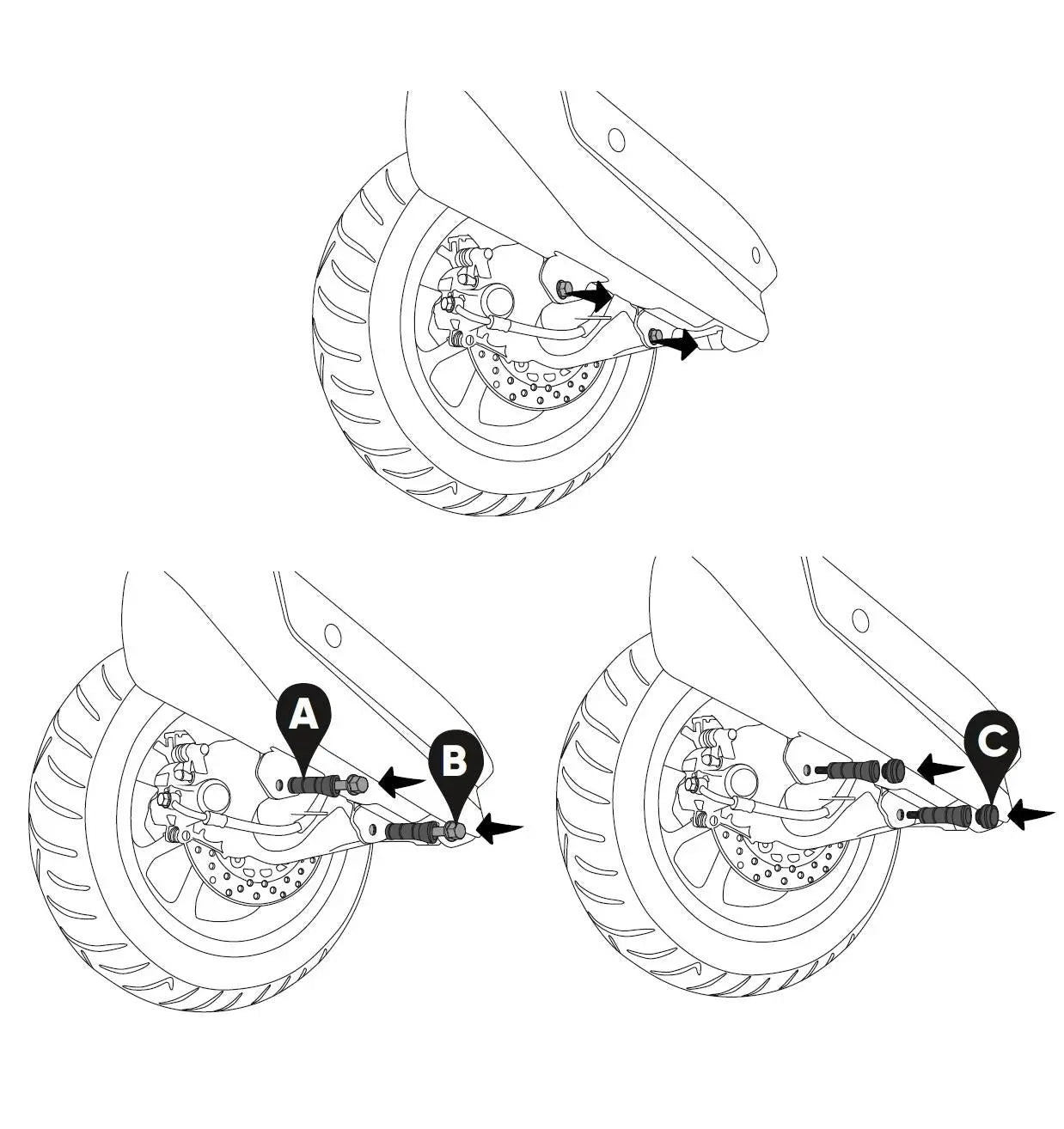 Yamaha Nmax 125 exhaust sliders guards protectors pair 2015-2025
