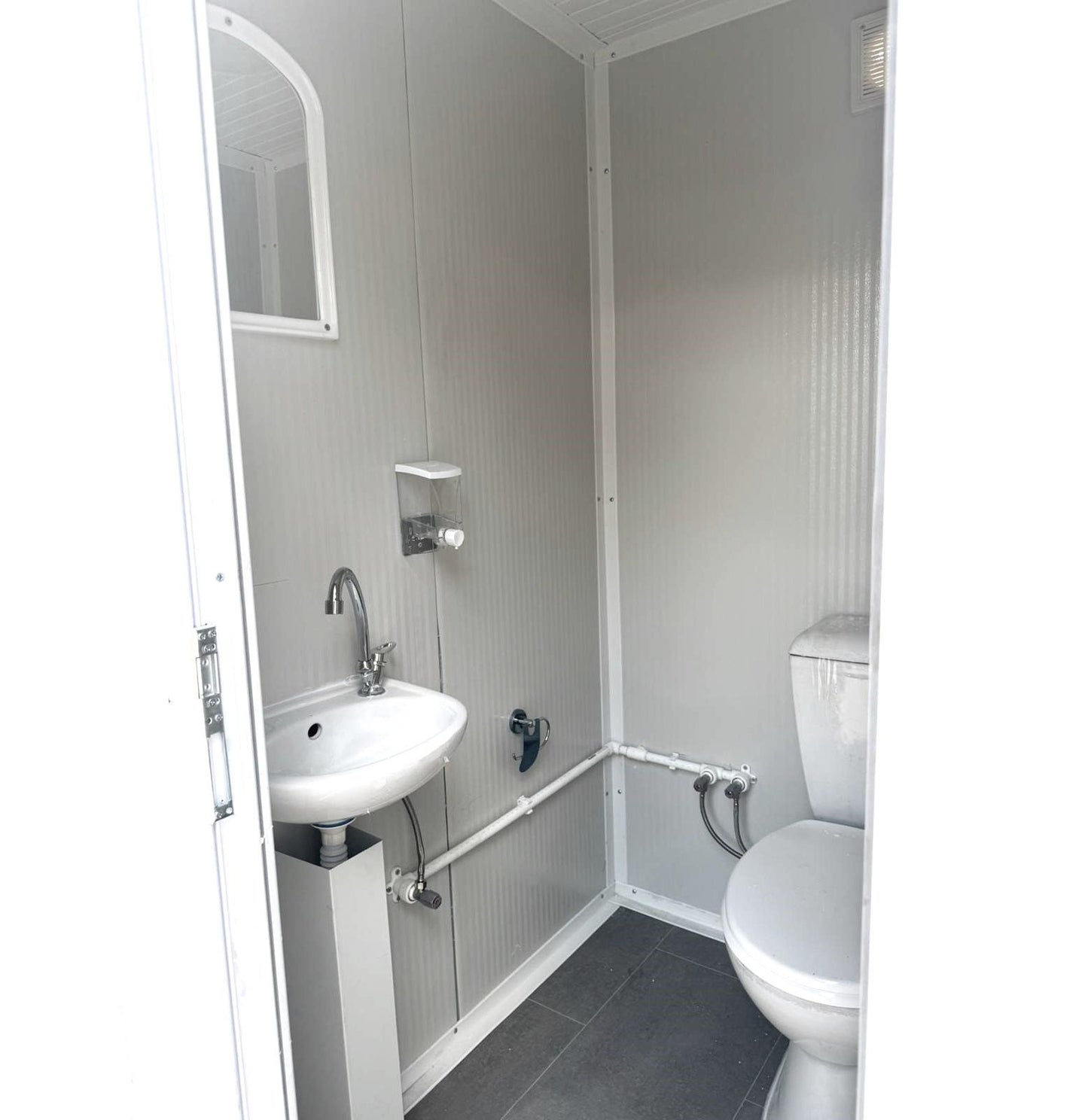 Portable Toilet Unit Welfare Cabin Modular Toilet Block 130x130 cm