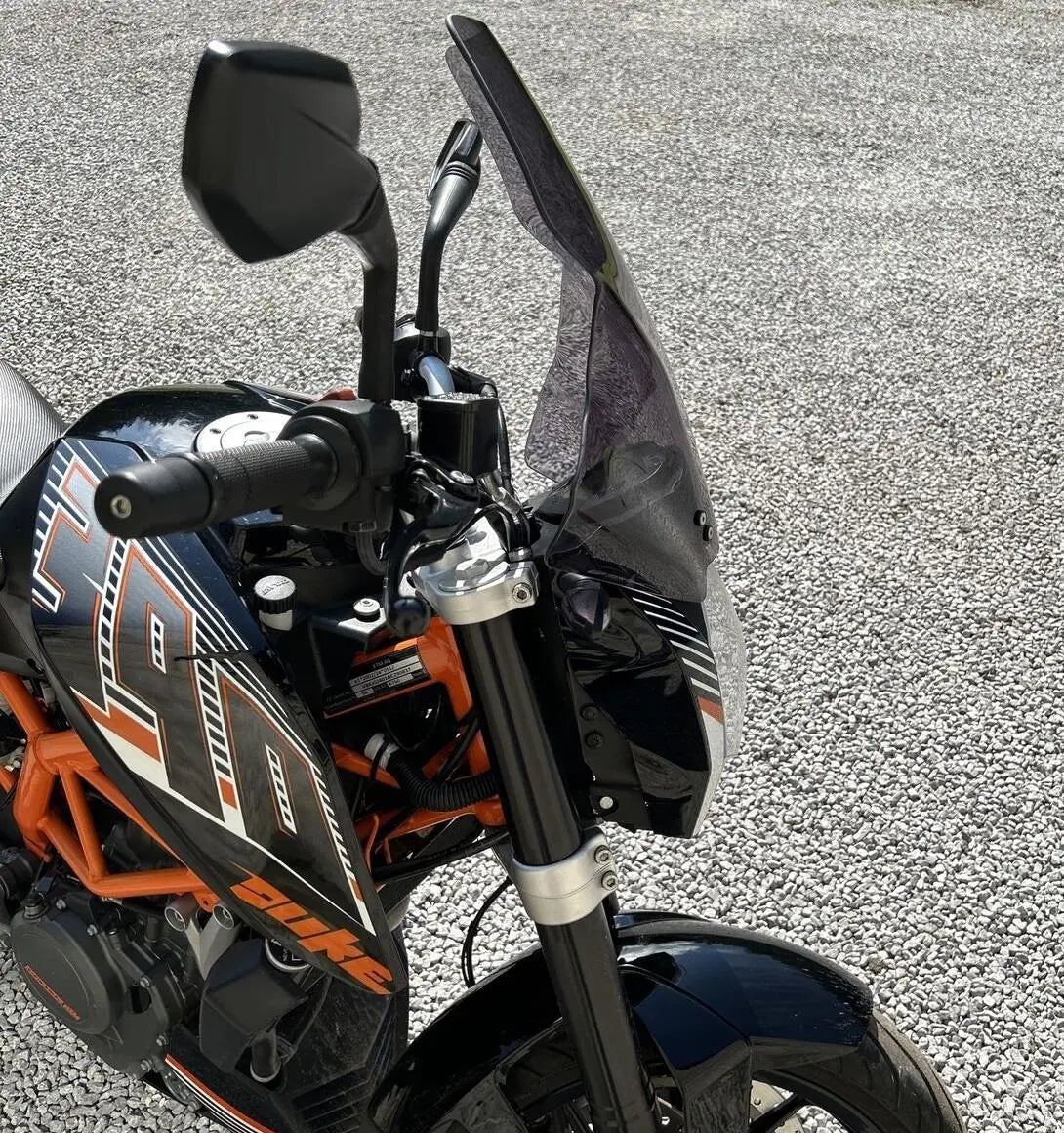 Windscreen for KTM Duke 125/200/250/390 Smoke 2011-2016