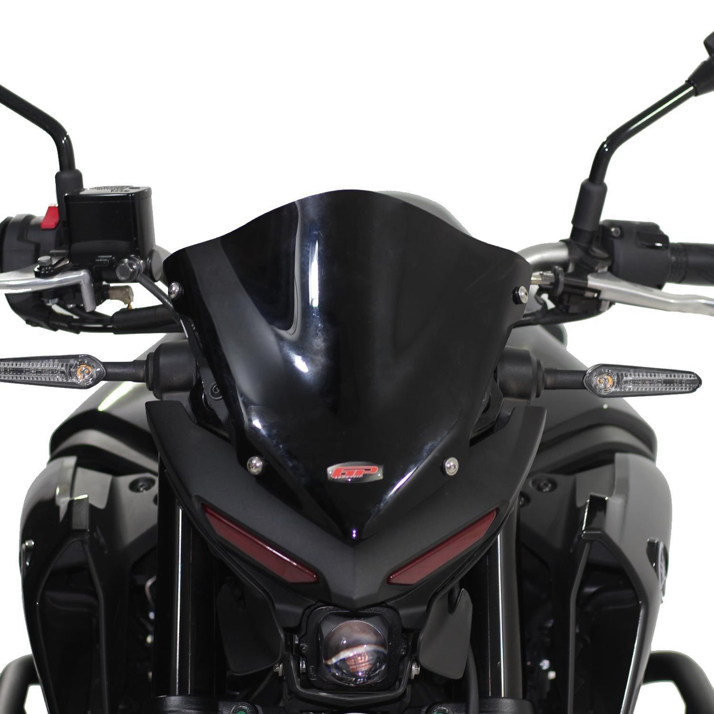 Windscreen for Yamaha MT03 dark smoke 24 cm 2020-2024