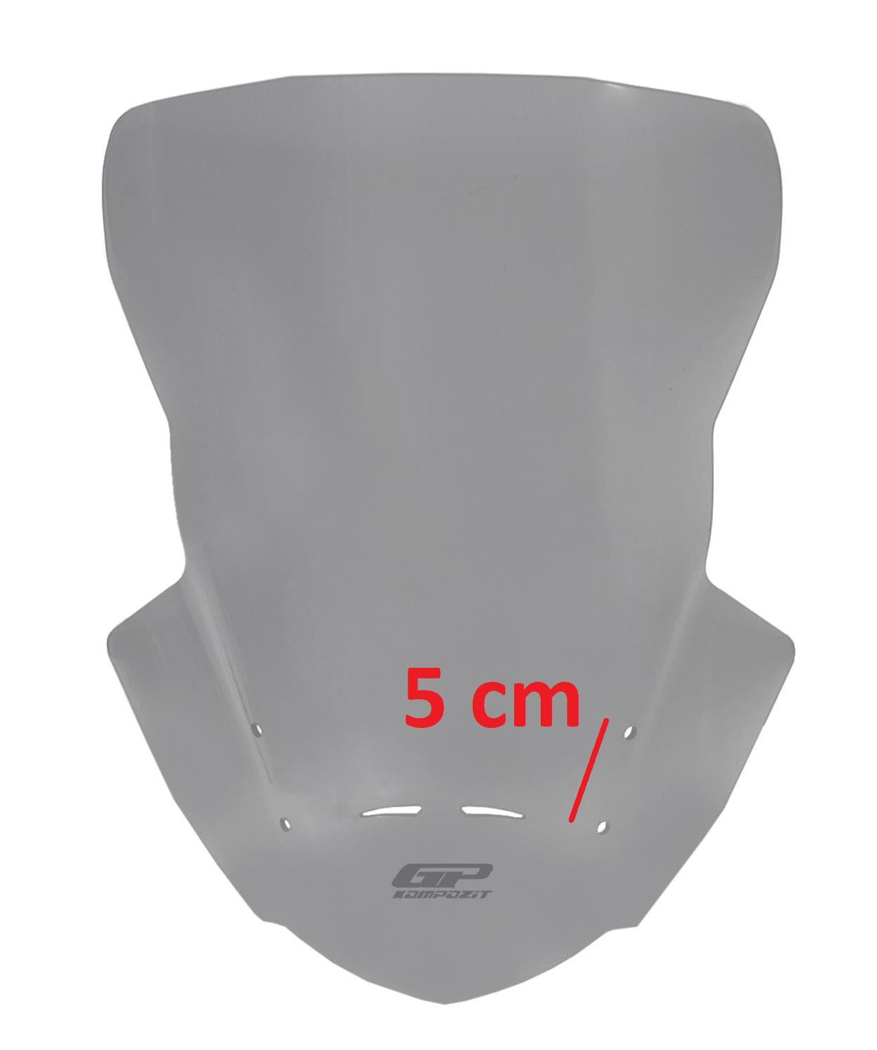 Honda NC700X 12-14 smoke windscreen 47 cm
