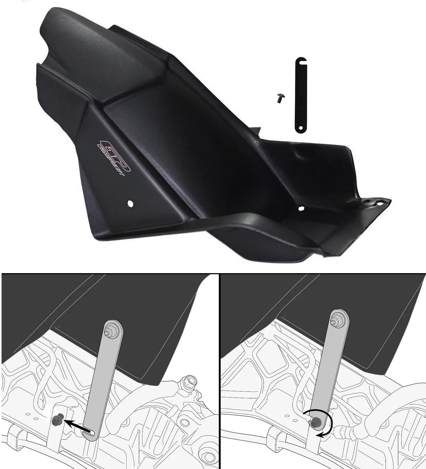 Honda Forza 750 rear fender NSS750 hugger 2021-25
