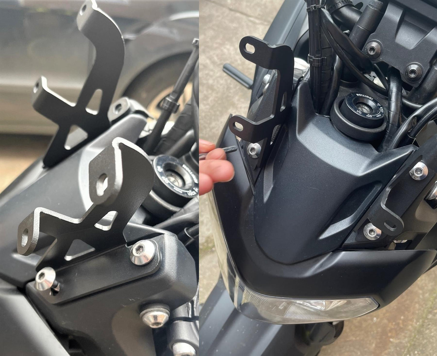 Yamaha MT07 windscreen 2018-2020 dark smoke 42 CM