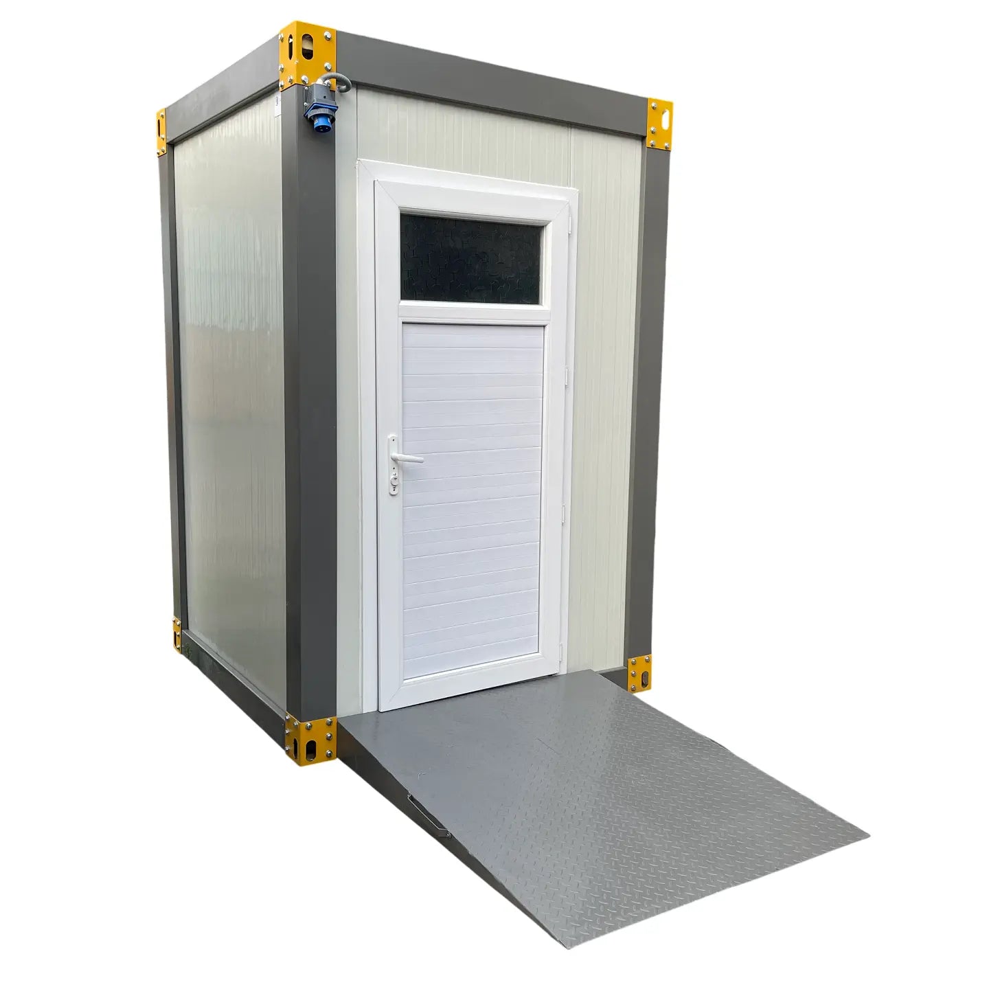 Disabled Portable Toilet Block Prefabricated WC Unit With Access Ramp
