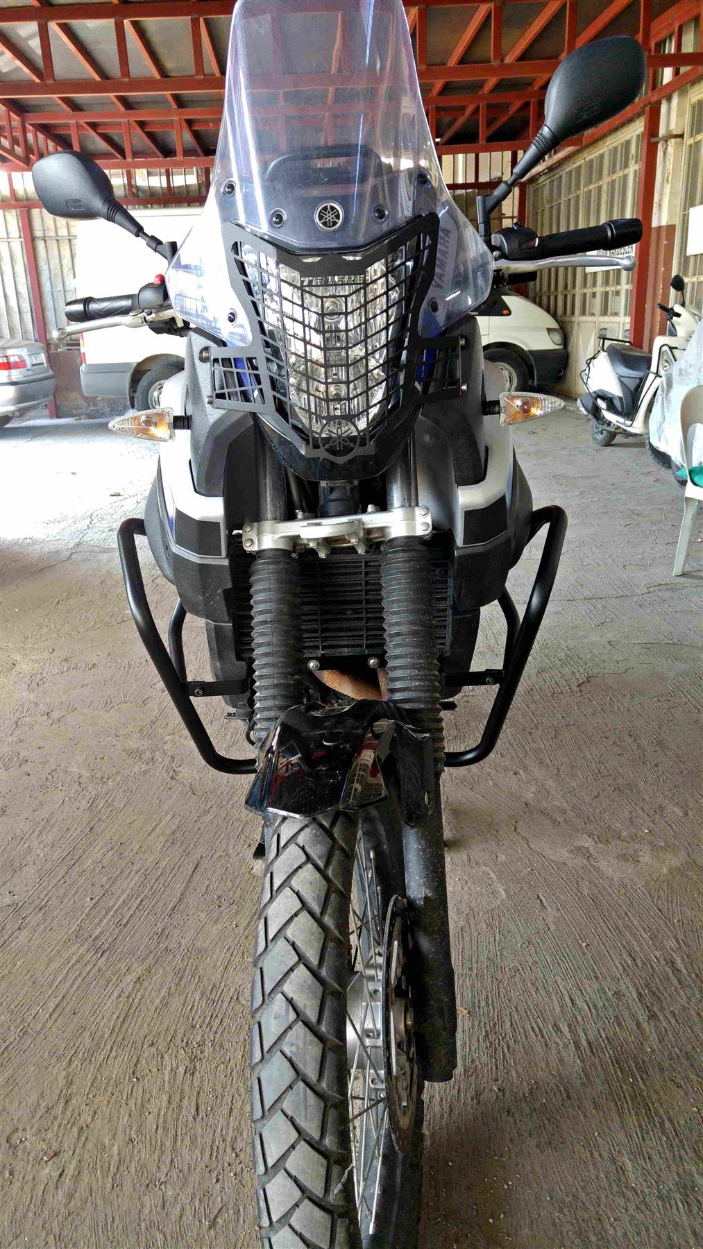 Yamaha XT660Z Super Tenere engine guard crash bar