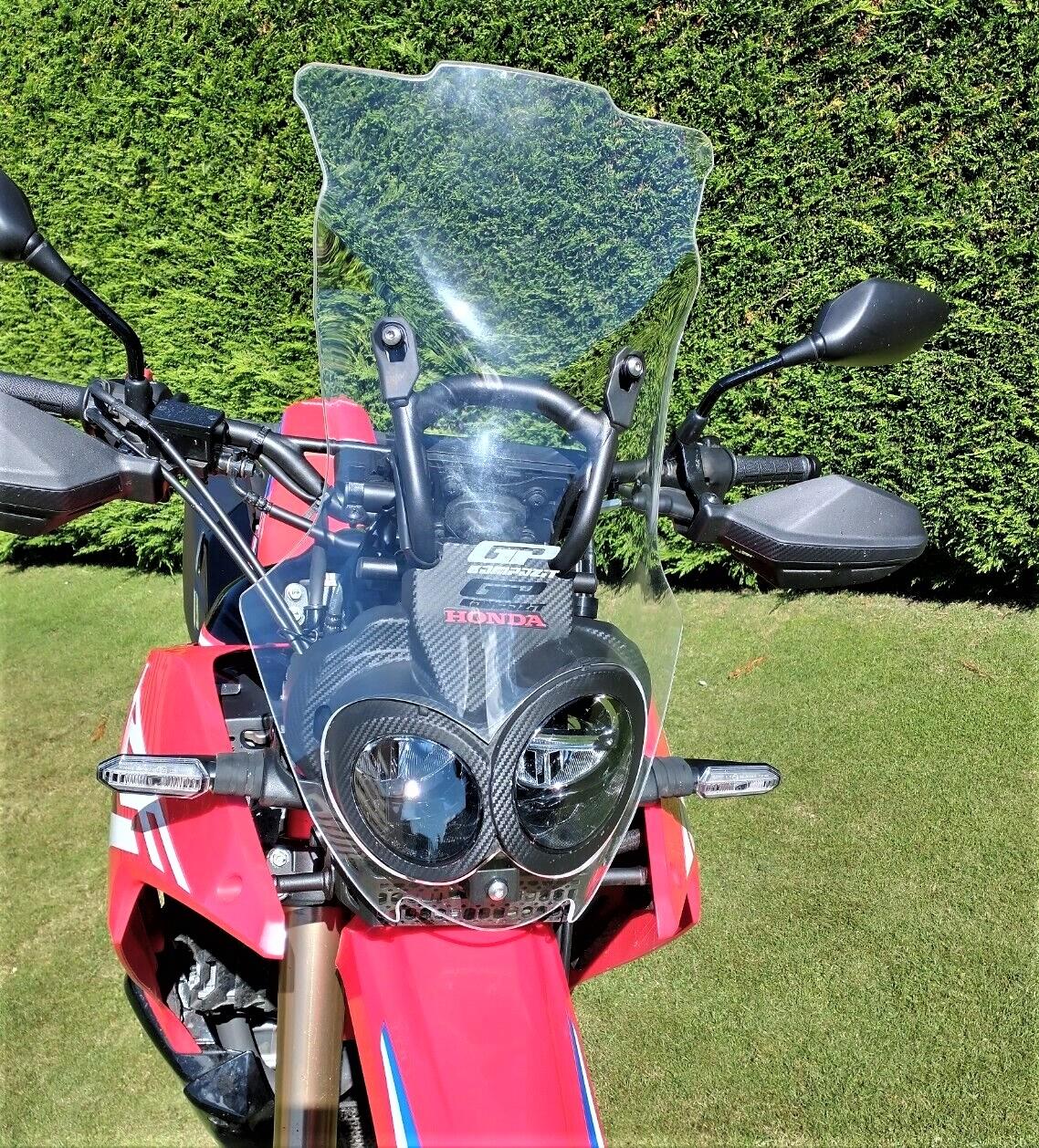 Windscreen for Honda CRF 250/300 Rally 59 cm Clear 2017-2025