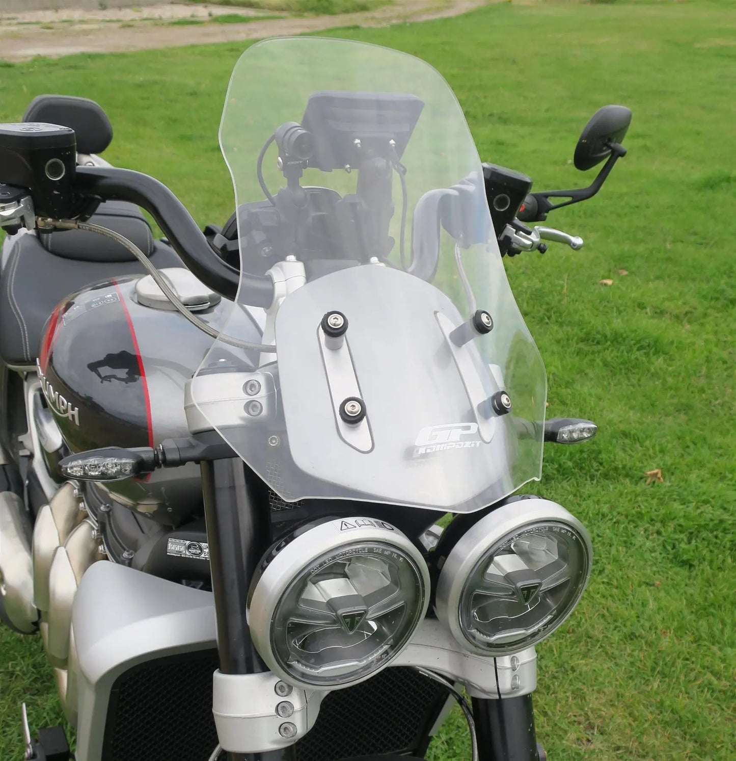 Triumph Rocket3R/Rocket3GT windscreen 46 cm Clear 20-24