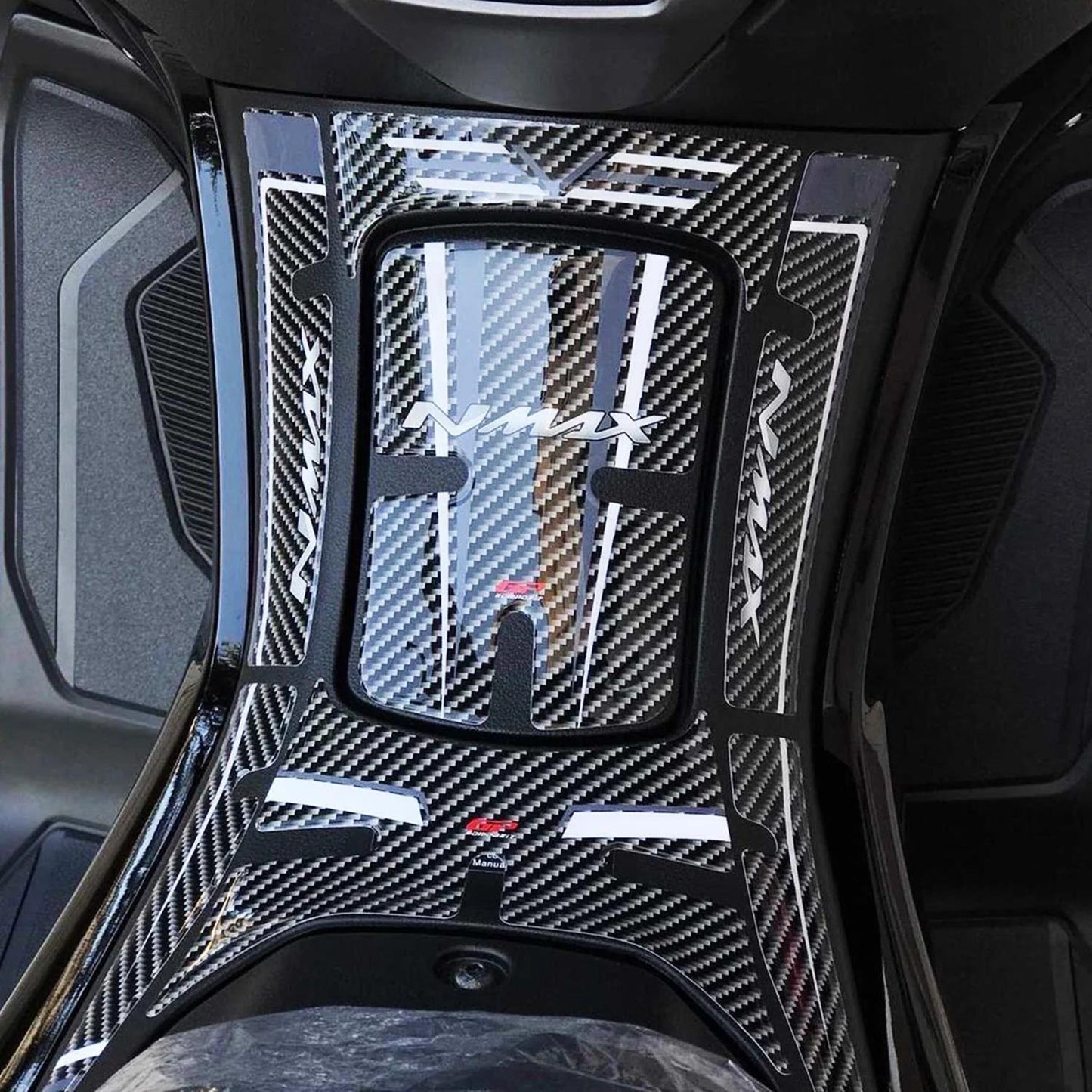 Yamaha Nmax 125 Tank and Side Pads Protections Set 3D SET Blue/Grey 21-23