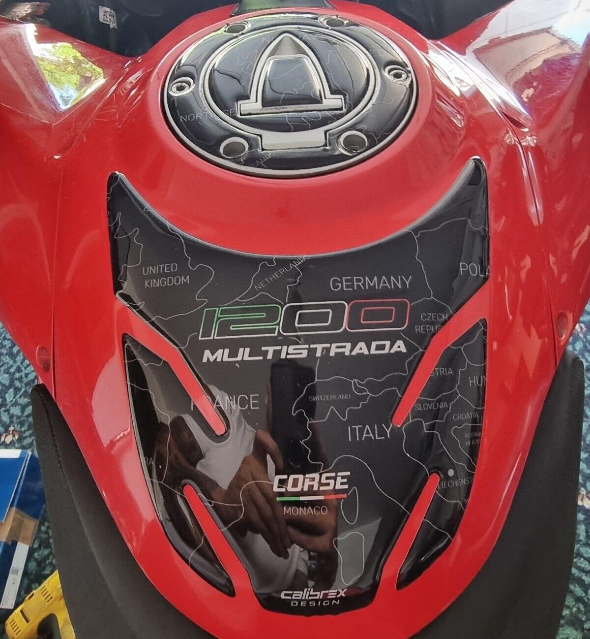 DUCATI MULTISTRADA 1200 BLACK FAIRING PROTECTION FULL SET 10-14