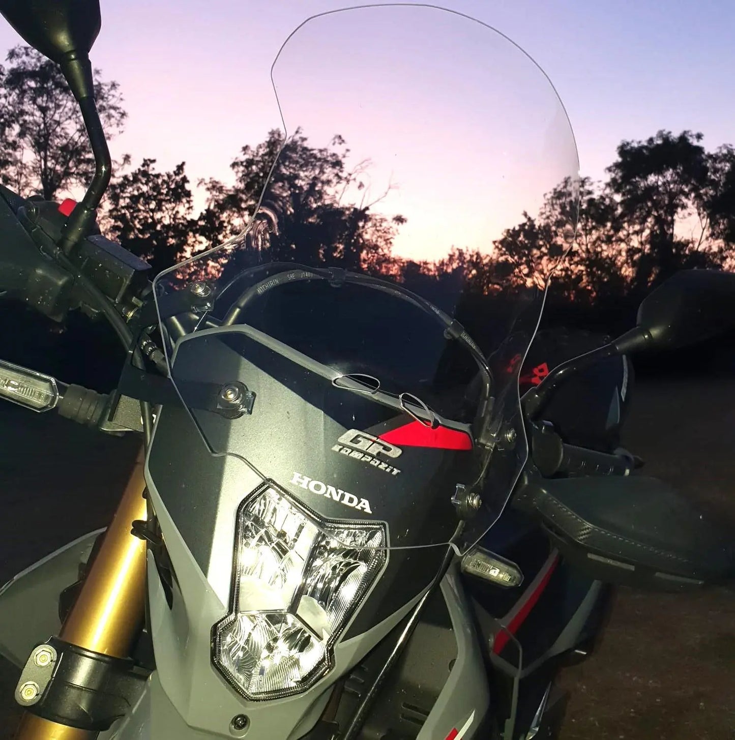CRF250L CRF300L Windscreen Clear 48 cm 2012-2026