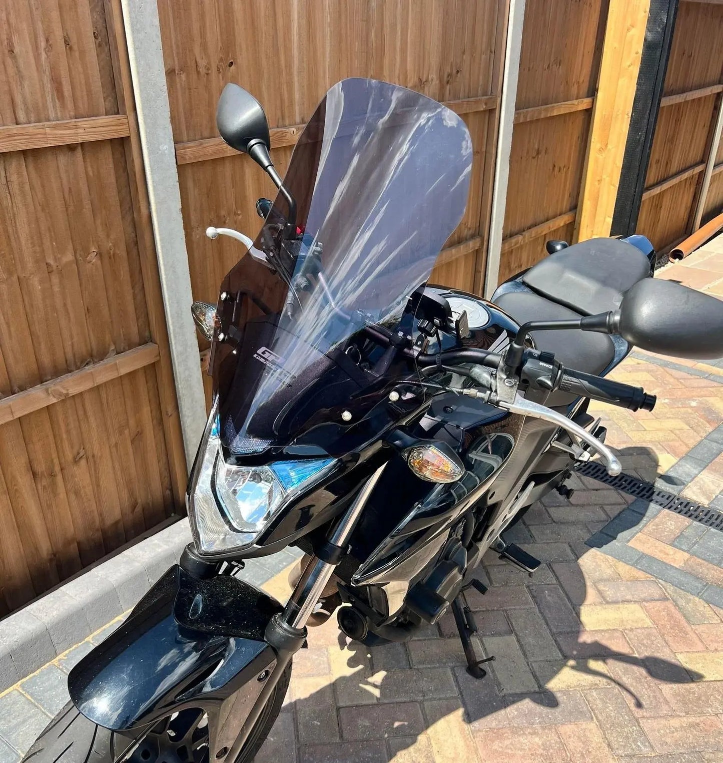 Honda CB500F windscreen 49 cm touring smoke 13-18 ONLY