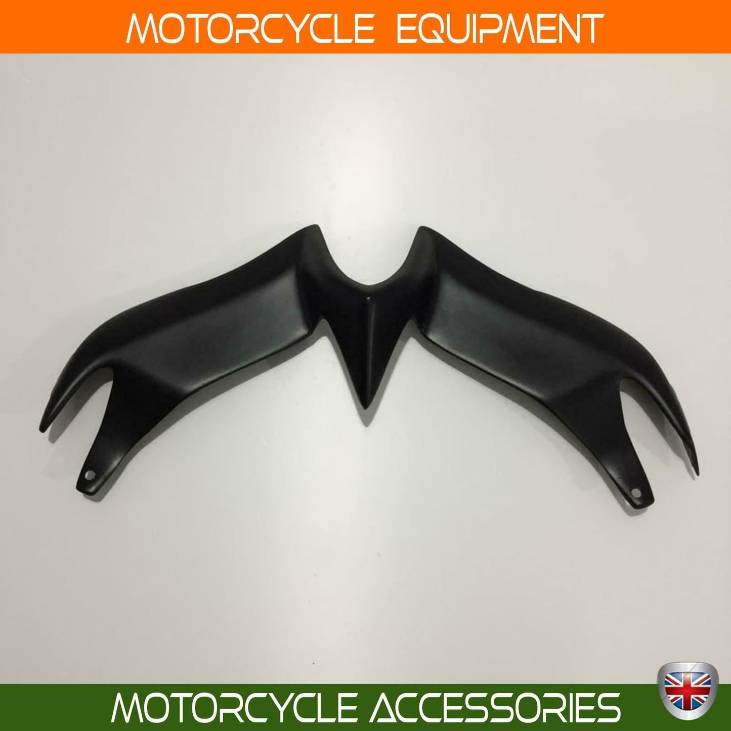Yamaha YZF R3 winglet front fairing spoiler race fin fiber 15-18