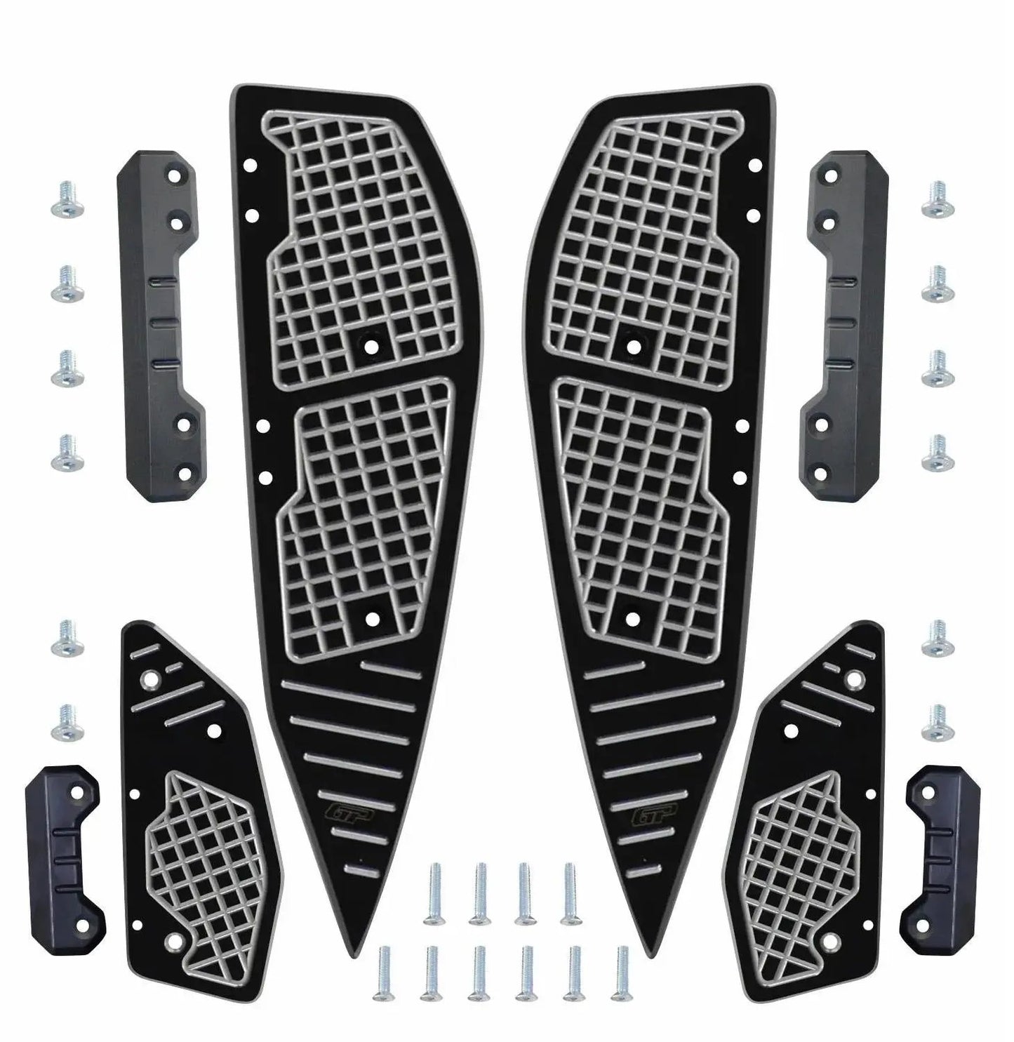 Yamaha Xmax footrest mats floorboards aluminum plates mats 2018-2022
