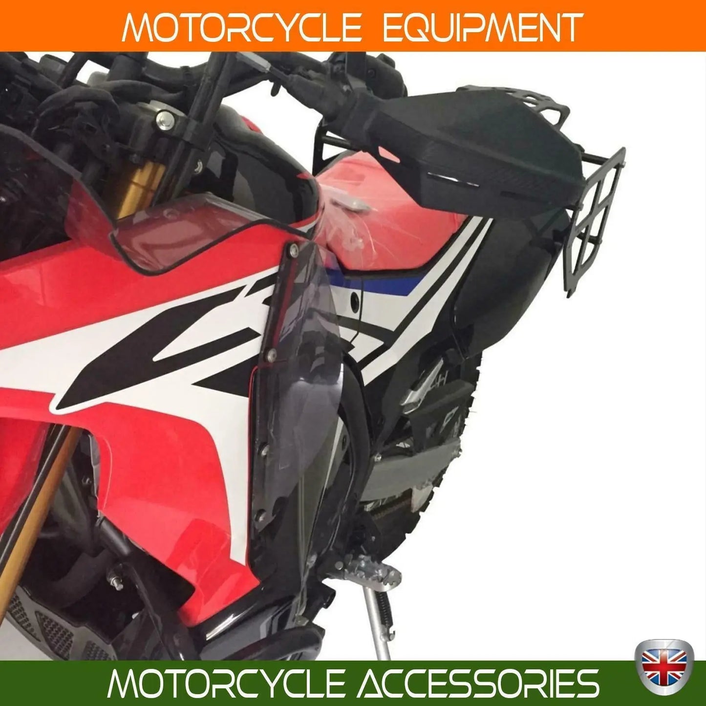 Honda CRF250 Rally Leg Guards Wind Deflectors Clear 2017-2020