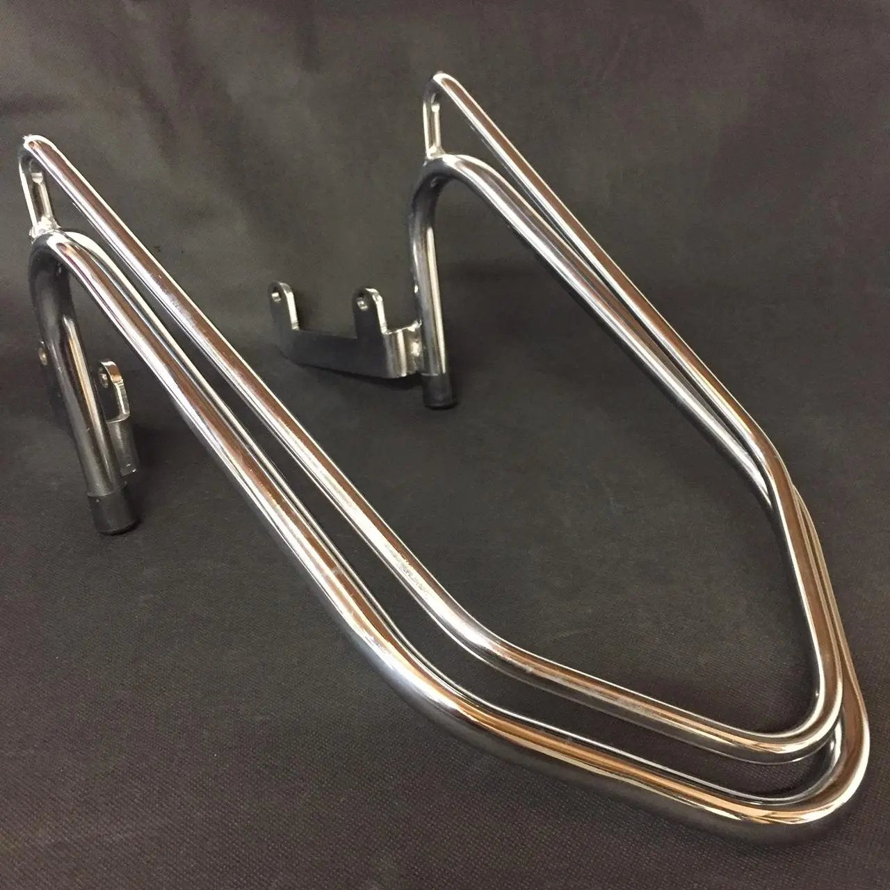 Yamaha XVS 1300 Midnight Star front fender chrome bumper trim rail