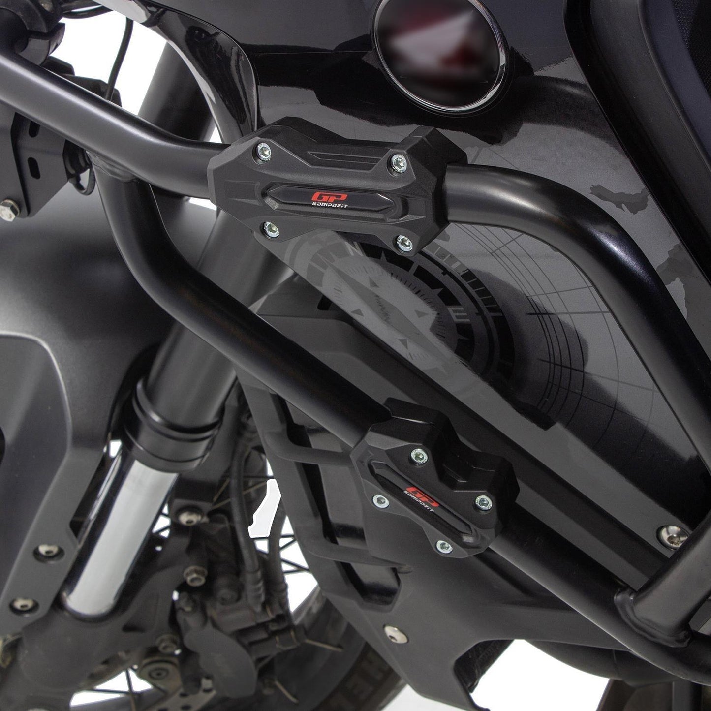 Crash Bar Bumpers Block Pair Protectors between 21-25 mm bars