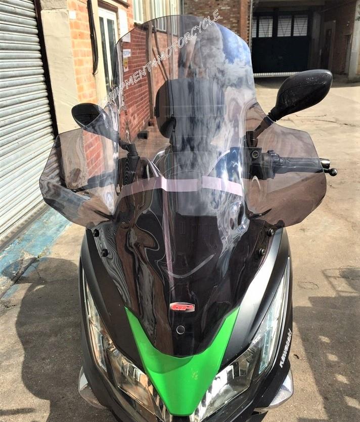 Kawasaki J125/J300 windscreen touring smoke 79 cm covers hands