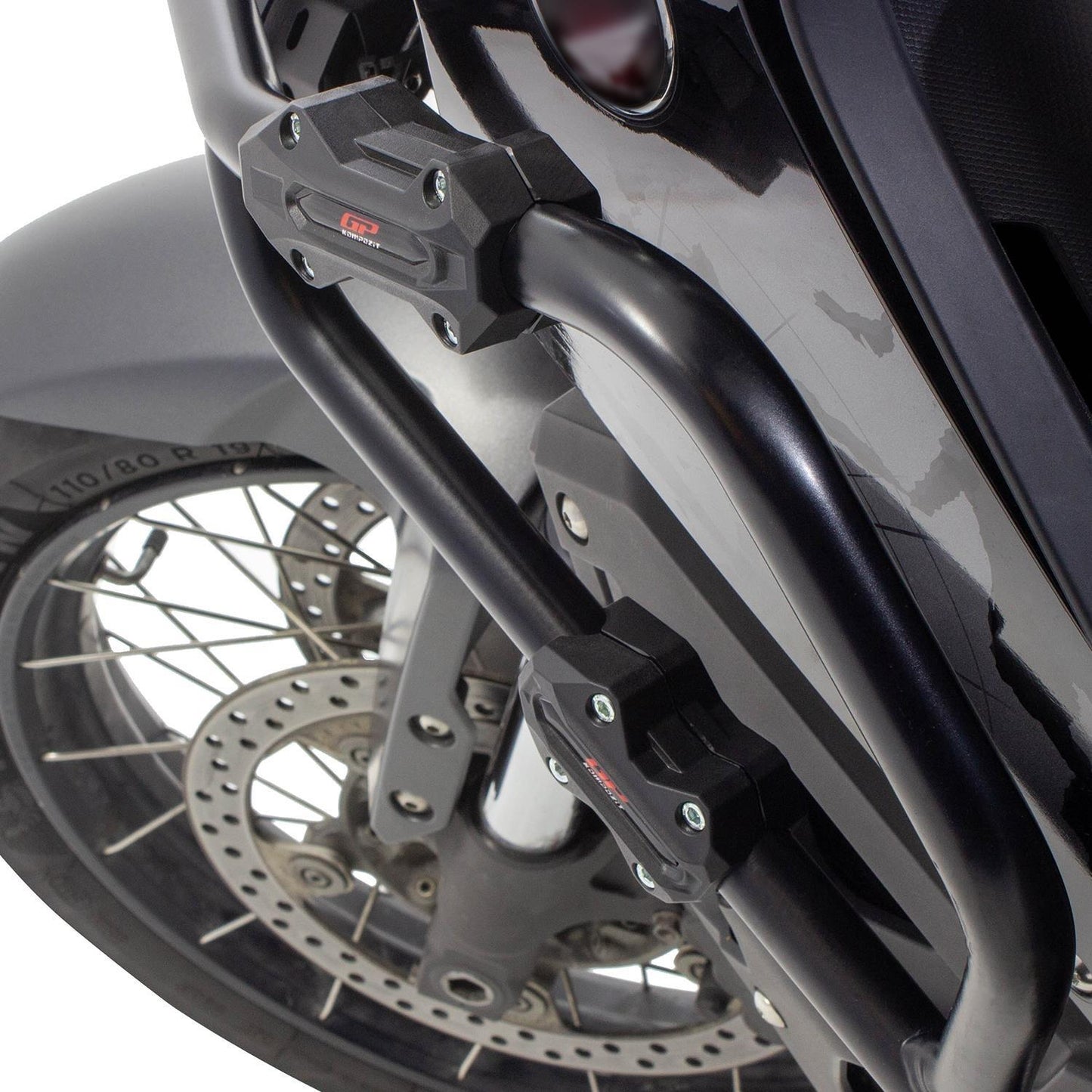 Crash Bar Bumpers Block Pair Protectors between 21-25 mm bars