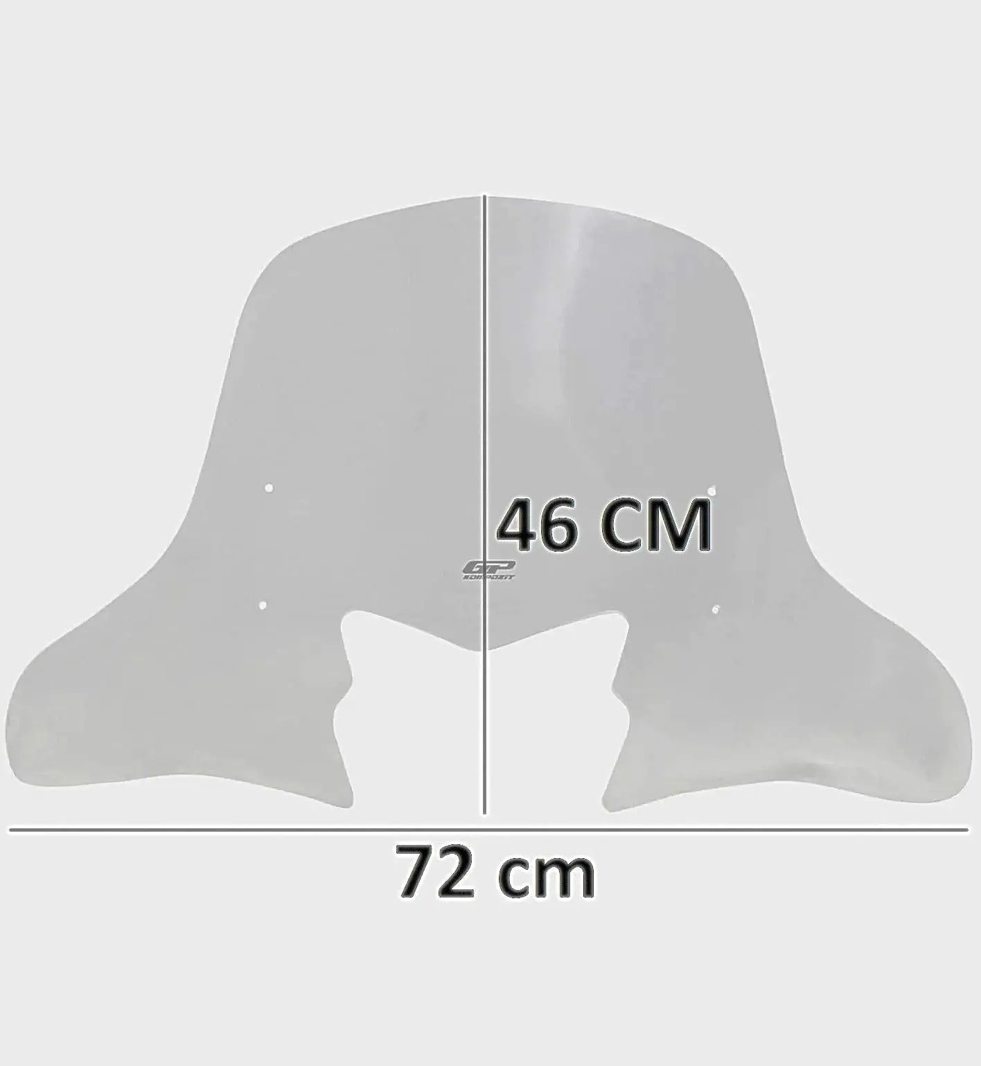 Honda Vision110 windscreen smoke 46 cm 2017-2025
