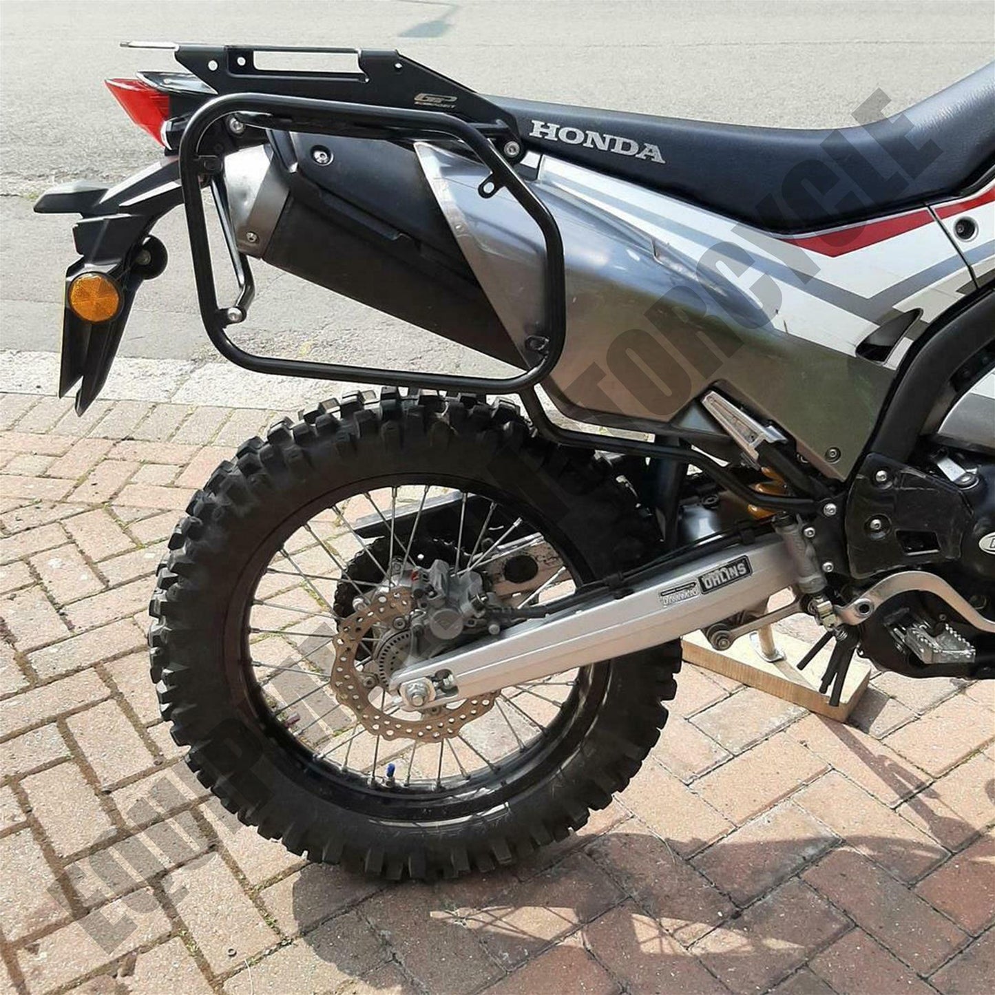 Honda CRF 250 RALLY pannier racks + top case rack full set