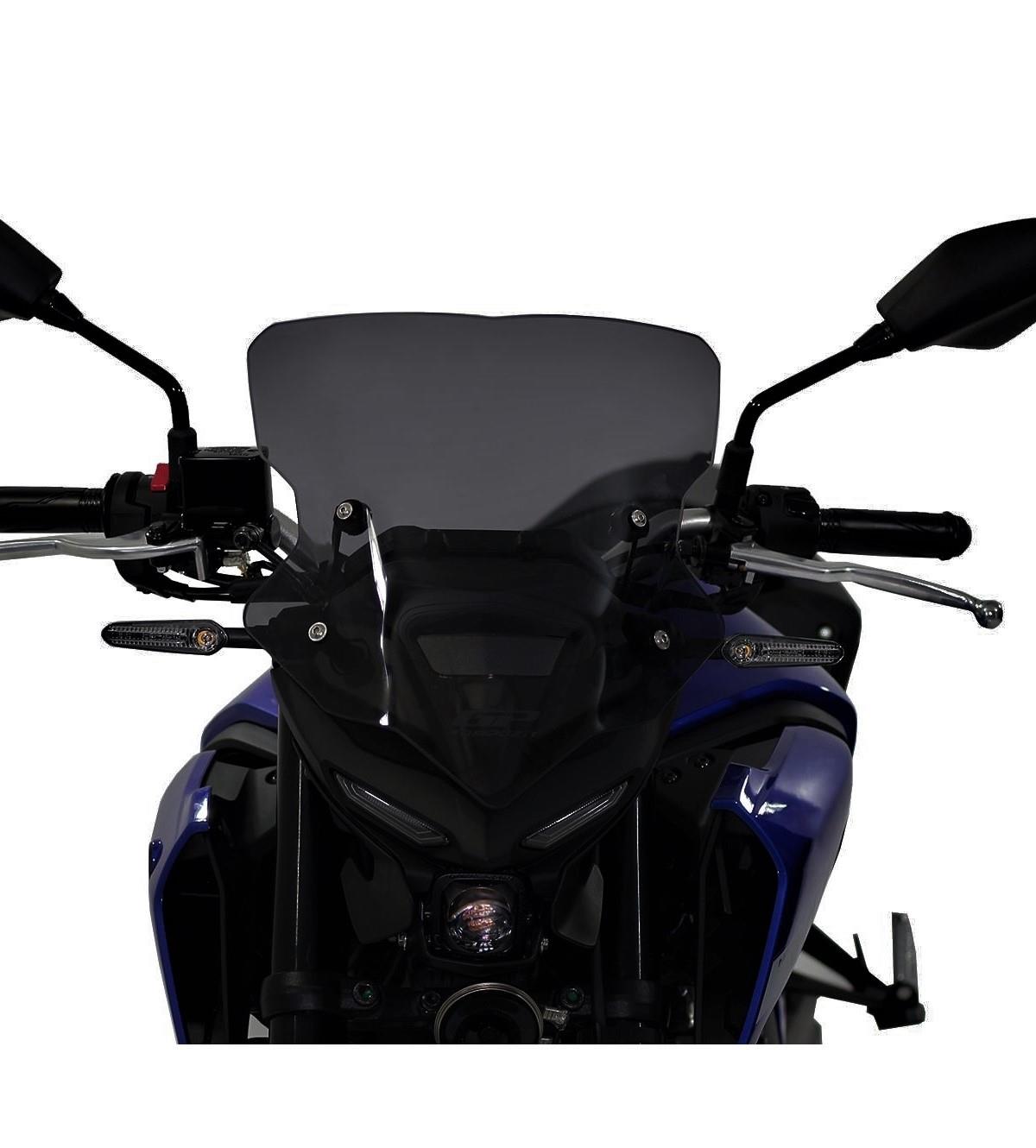 Yamaha MT03 windscreen dark smoke 37 cm 2020-24