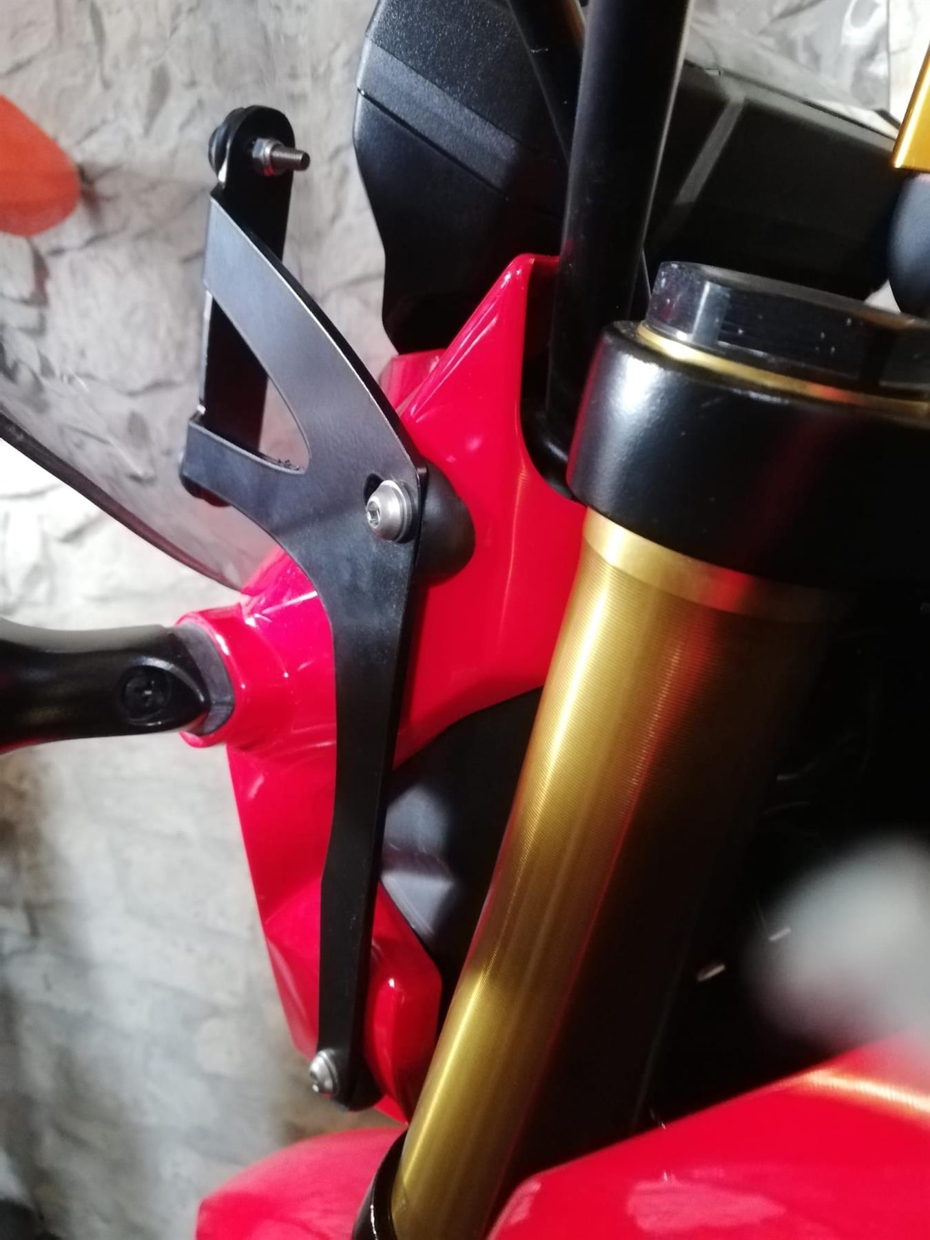 Honda MSX125 Grom dark smoke touring windscreen 44cm 2016 -20