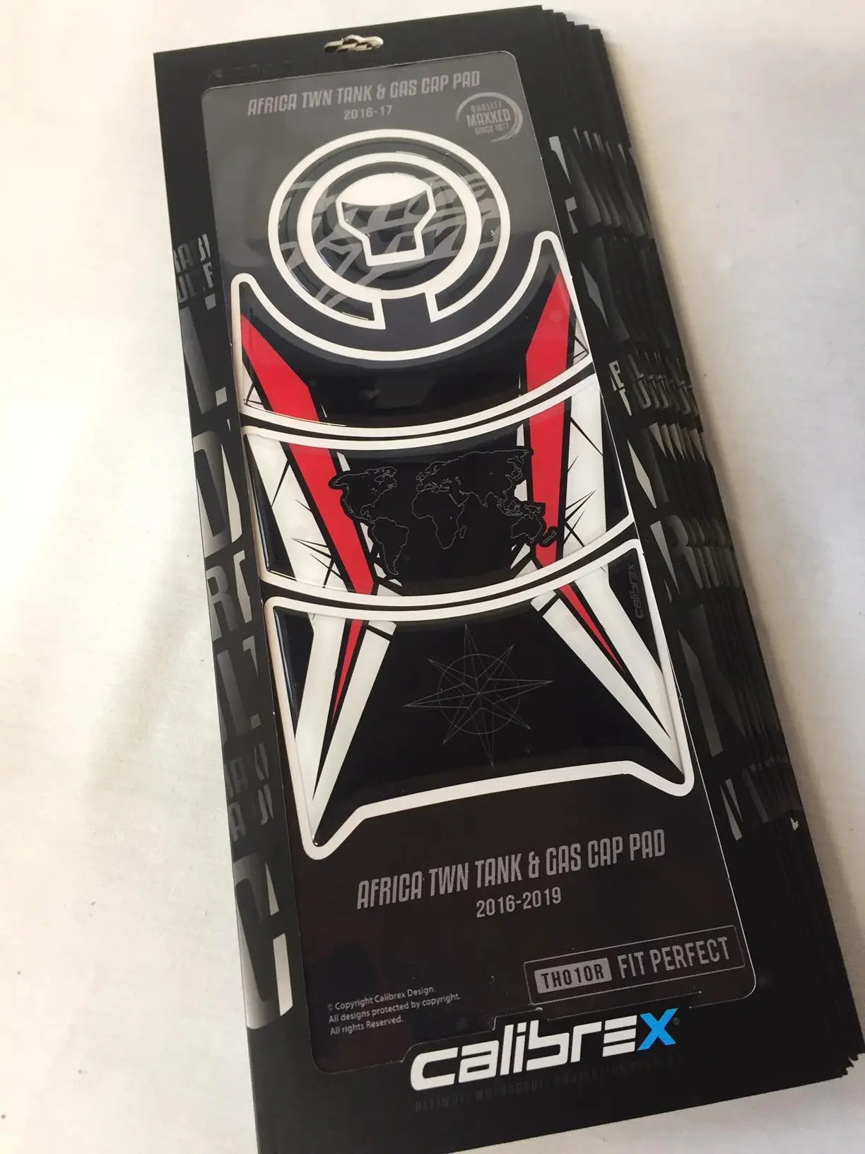 Afrıca Twın 1000l Tank Pad Protector Red/Black