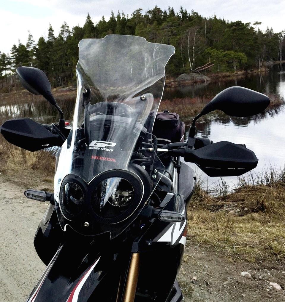 Windscreen for Honda CRF 300/250 Rally 59 cm Clear 2017-2025