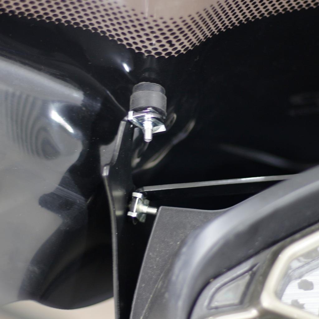 SYM JET14 50-125-200 smoke 65 cm windscreen covers hand 17-21