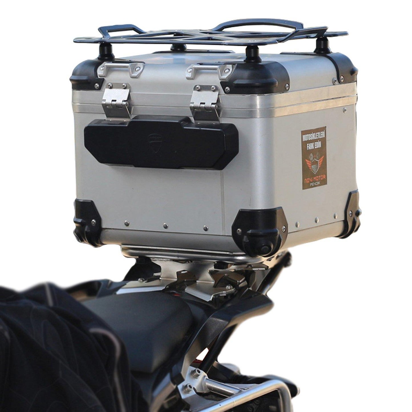 Top box rack luggage rack grid extra carrier shelf aluminum