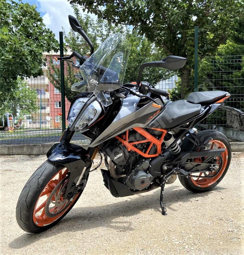KTM Duke 390 Duke390 windscreen 46cm clear 2017-2023