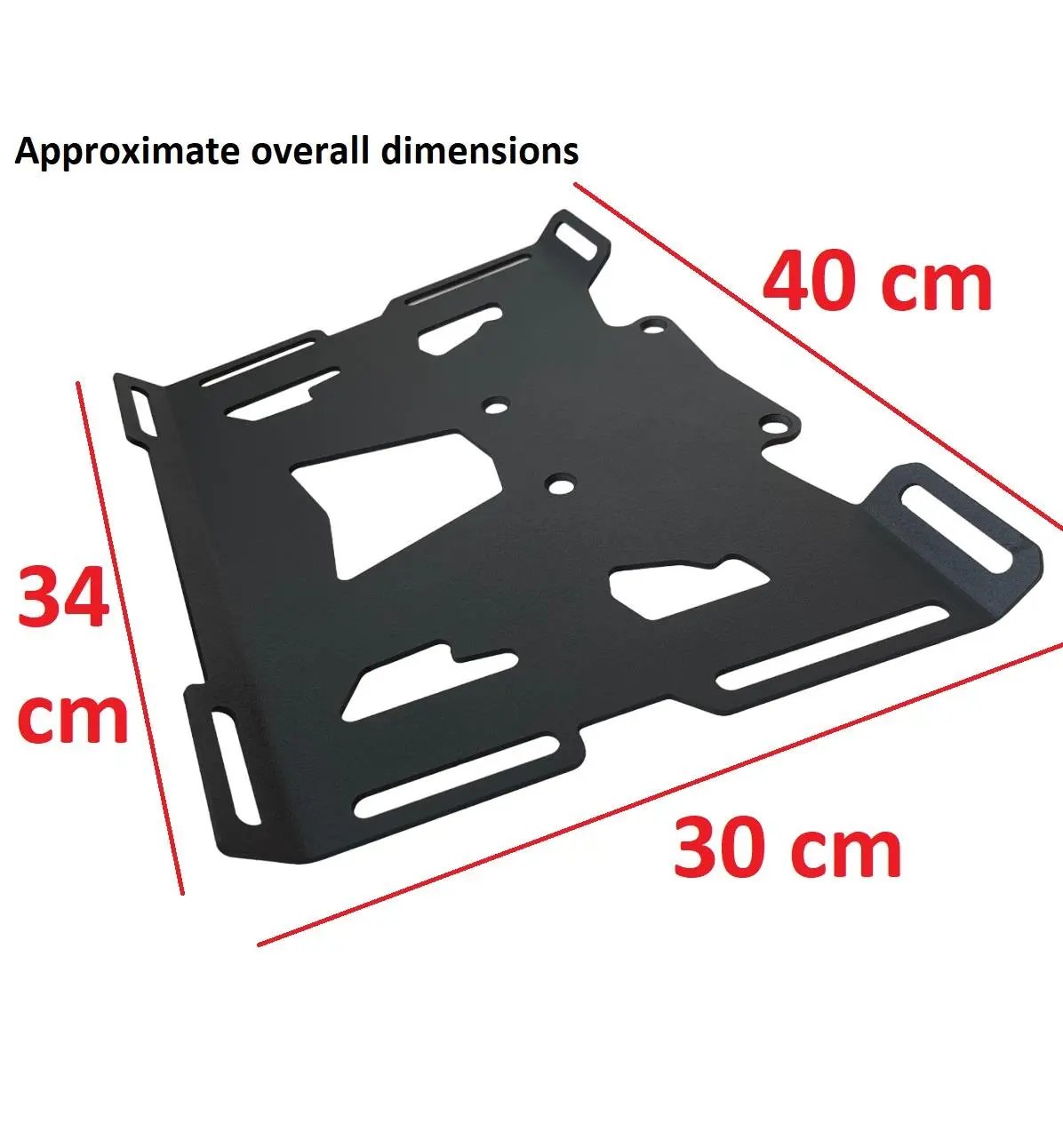 BMW F650GS Twin rear rack soft bag carrier soft luggage plate 2008-2012