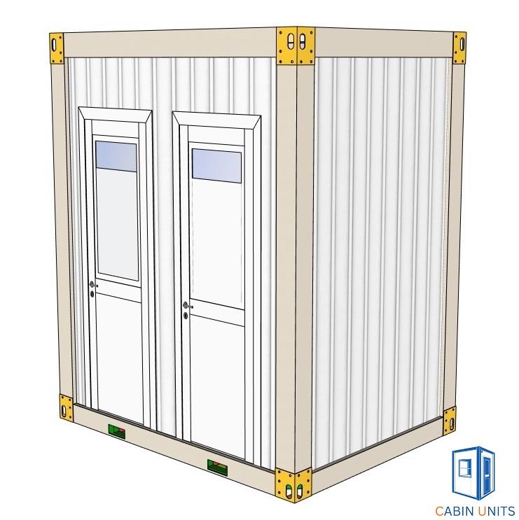 Portable Double Toilet Block | Prefabricated WC Units | Fully Insulated Toilet Cabins