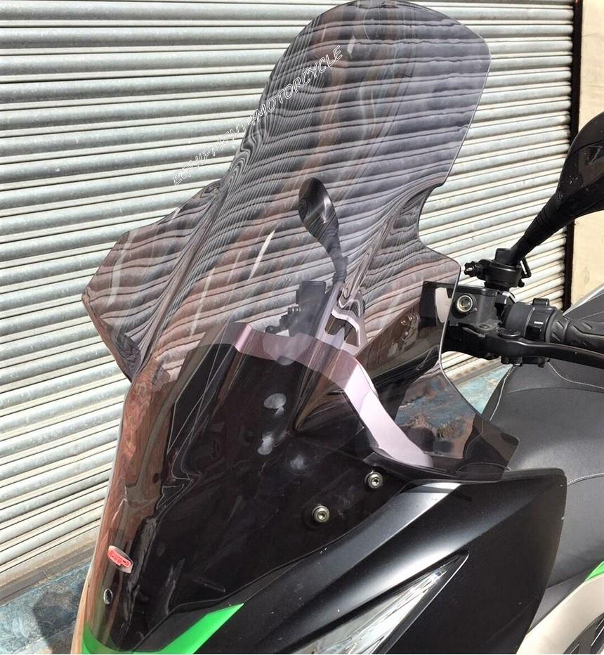 Kawasaki J125/J300 windscreen touring smoke 79 cm covers hands