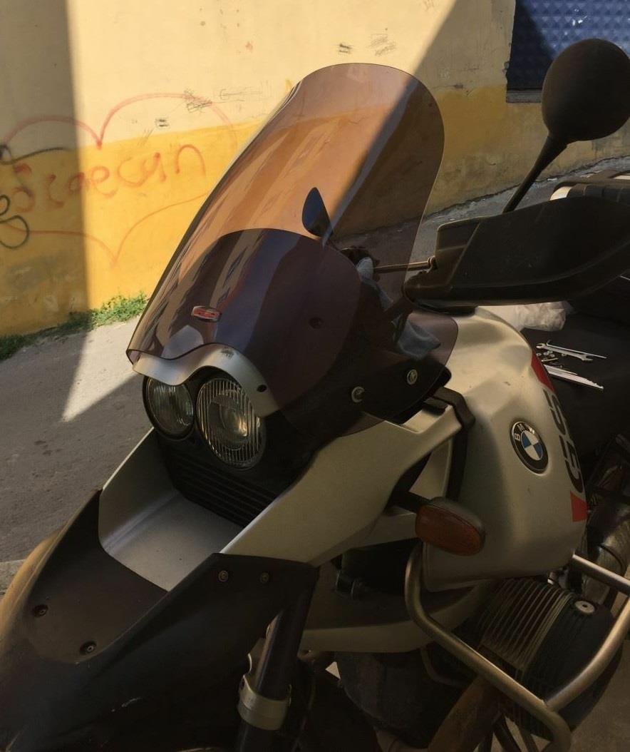BMW R1150 Adventure windscreen smoke R1150ADV 52 cm 02-05