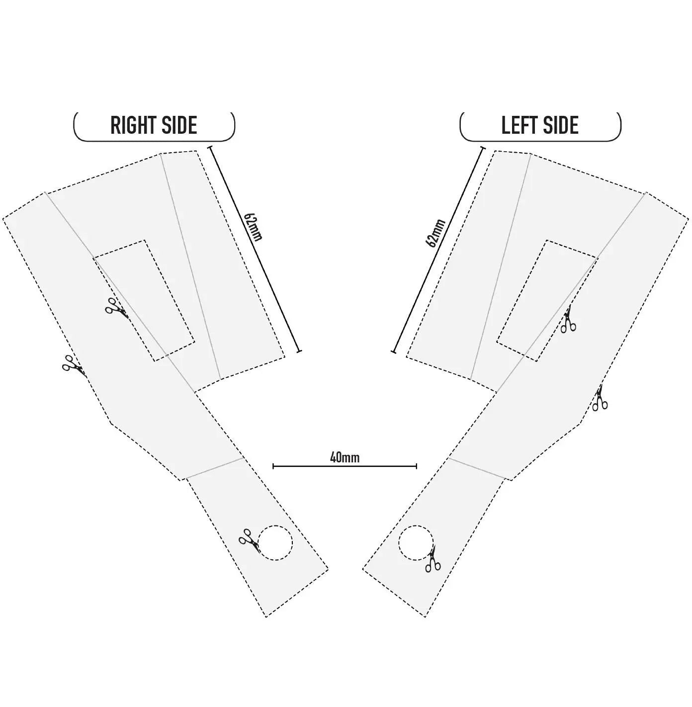 Yamaha MT07 rear rack luggage carrier 18-24