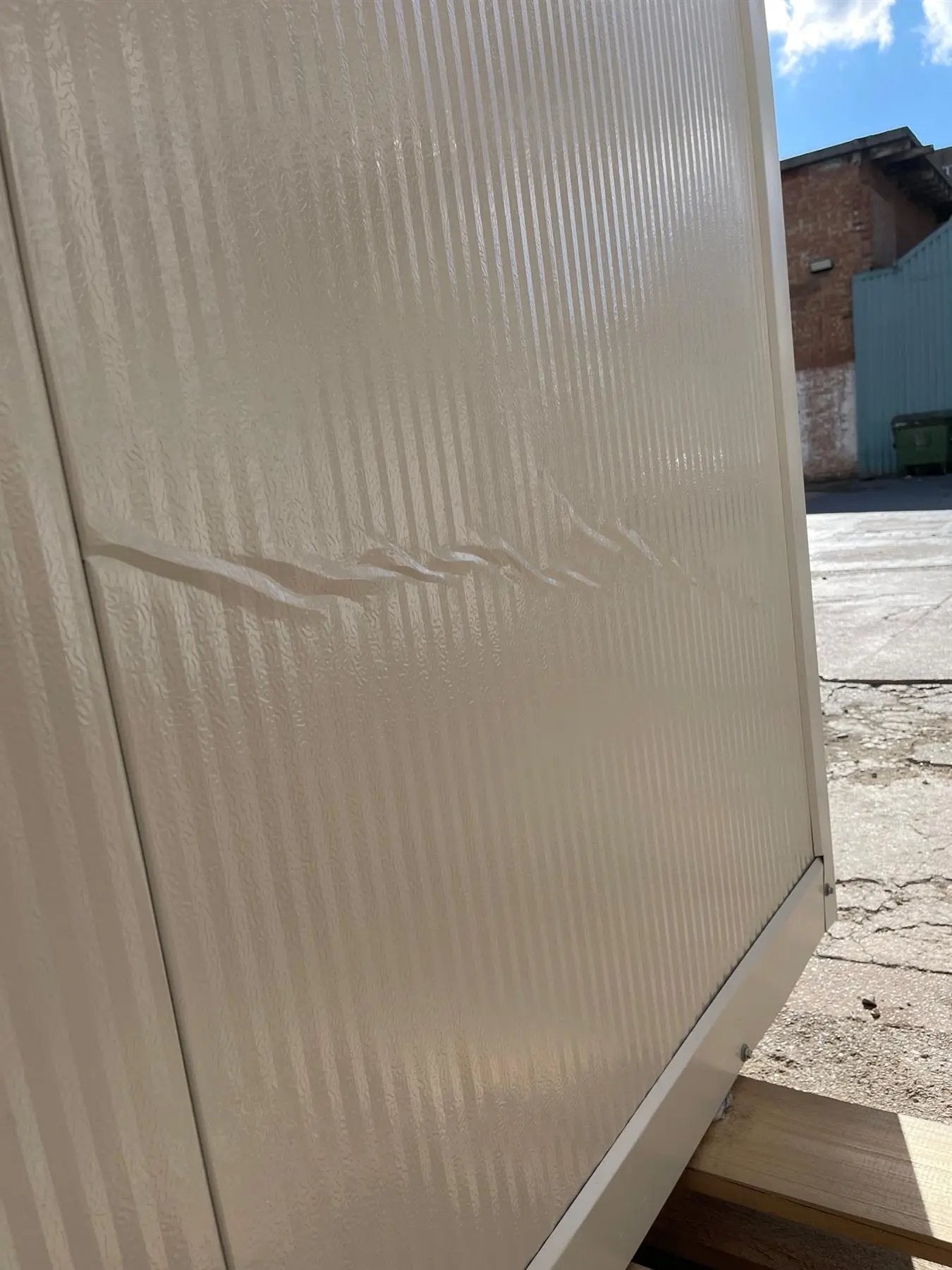 Kiosk Security Hut Gatehouse Modular Ticket Booth Portable Cabin 210X210 cm