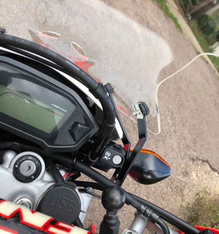 Windscreen for Honda CRF300L/250L 41 cm Clear 2012-2024