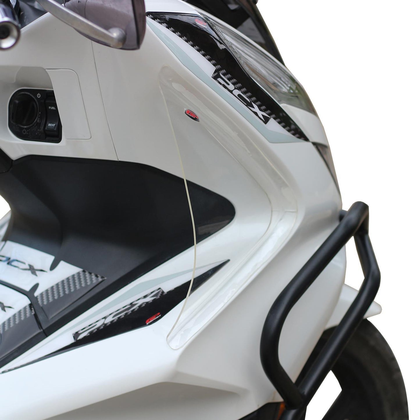 Honda PCX 125 Side Wind Deflectors Leg Protectors Smoke 2018-2020