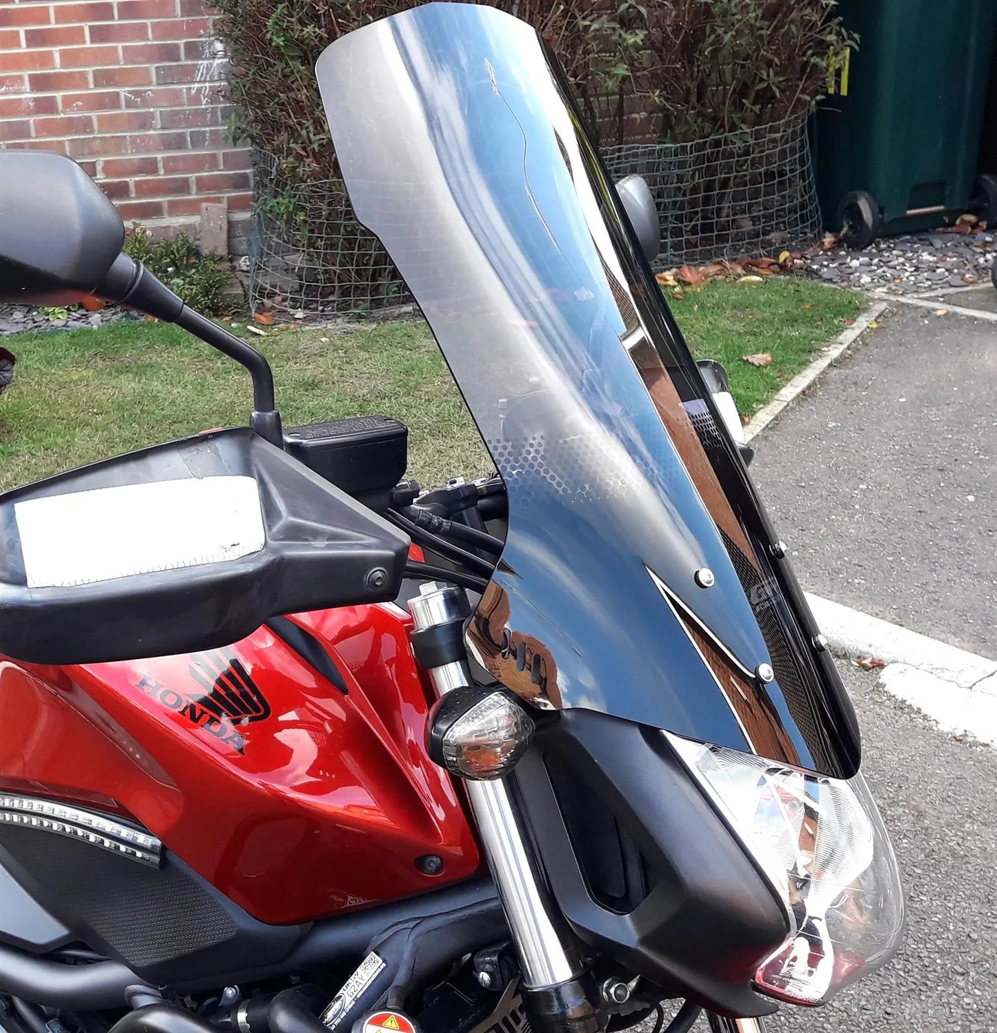 Honda NC750S windscreen NC 700S touring windshield 58 cm smoke 2012-2021
