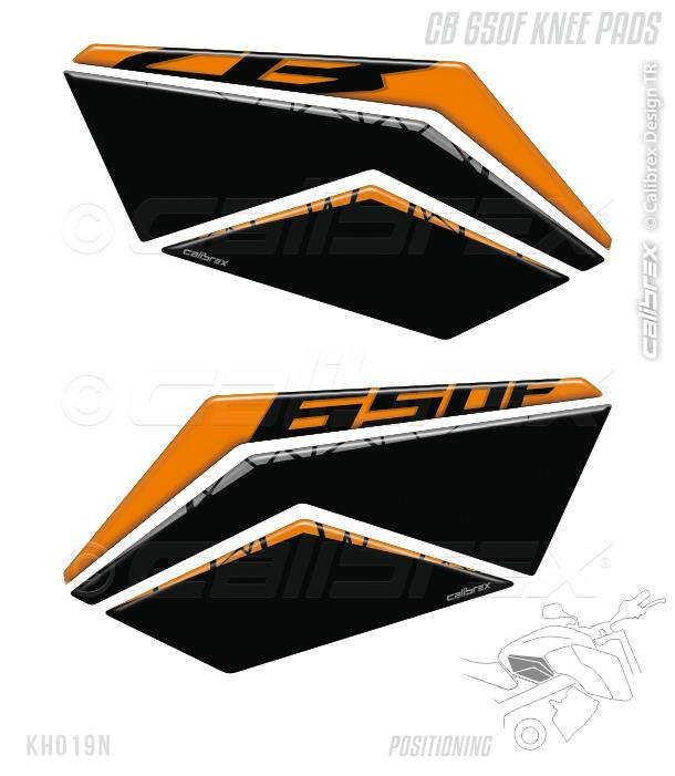 HONDA CB650F TANK PAD + KNEE PADS FAIRING PROTECTION SET 2014-2019