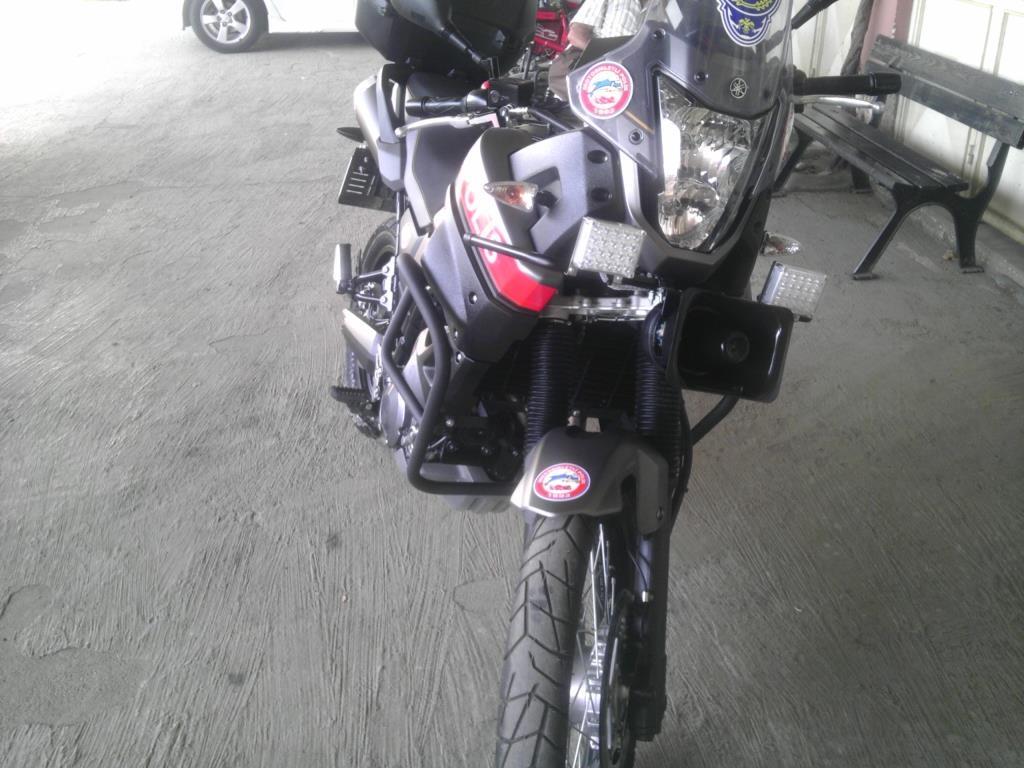 Yamaha XT660Z Super Tenere engine guard crash bar