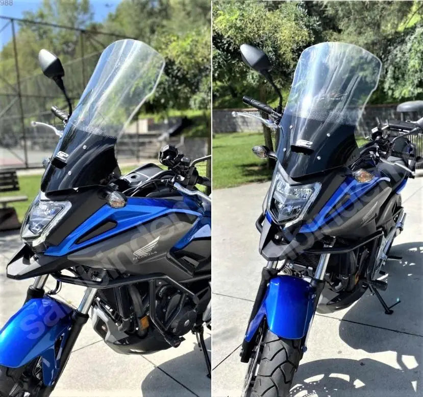 Honda NC750X touring windscreen 165 mm taller clear 16-20