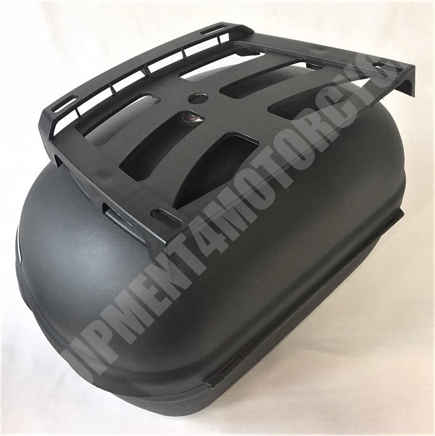 TOP BOX CASE 46L fits 2 full face helmets with extra luggage grill European made