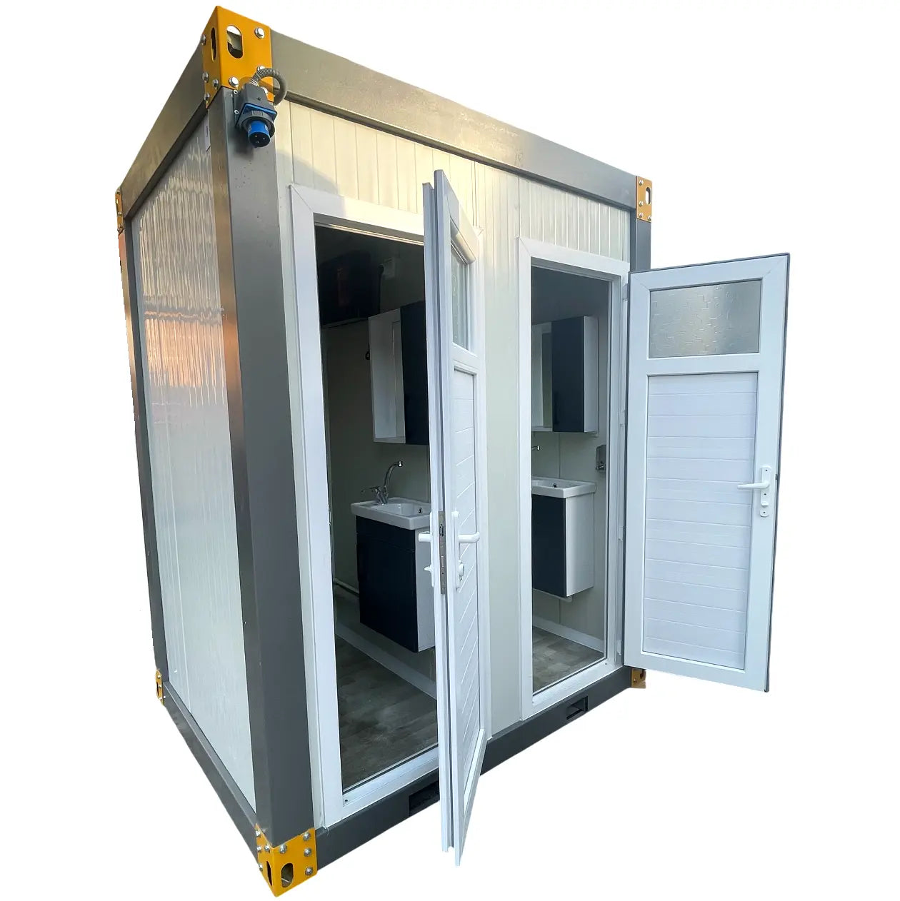 Portable Double Toilet Block | Prefabricated WC Units | Fully Insulated Toilet Cabins