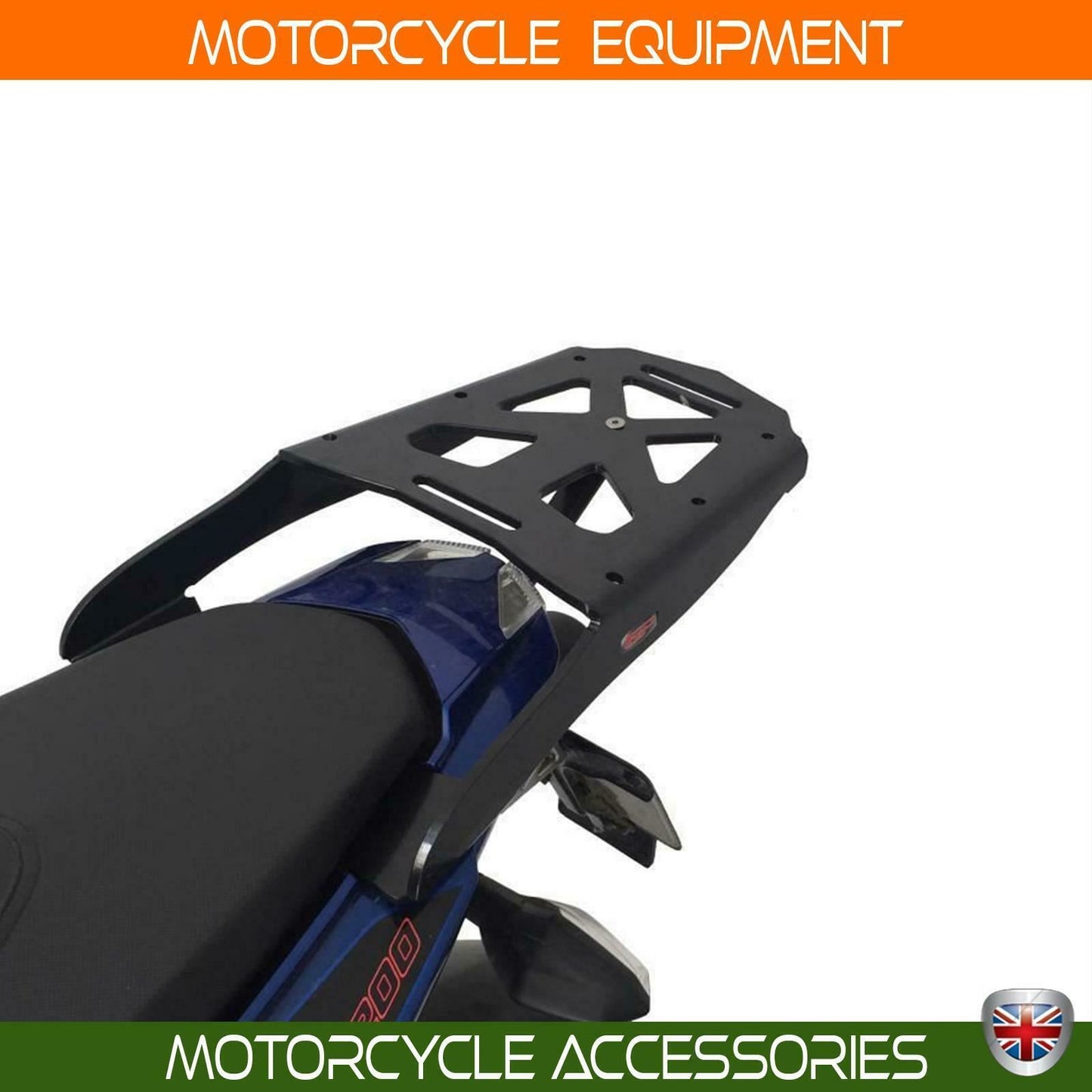 Bajaj Pulsar NS 200 topcase carrier luggage rack black